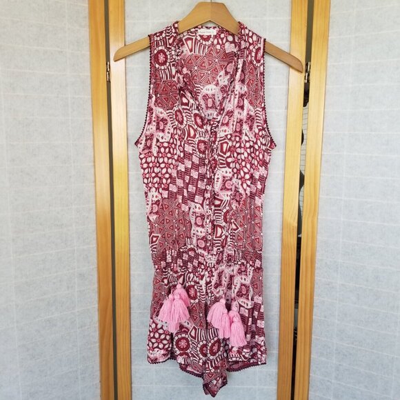 Poupette St Barth Pink Romper Shorts XS - Picture 1 of 14